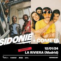 Concierto de Sidonie y de Cometa en La Riviera en el Inverfest