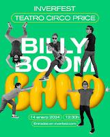 Concierto de Billy Boom Band en el Teatro Circo Price dentro del Inverfest