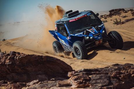 Ignacio Casale y Álvaro León reenganchan hoy martes y terminan terceros en la Etapa 4 del Rally Dakar 2024 M11_2636