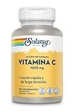 SOLARAY Vitamin C 1000mg | Con Escaramujo Y Acerola | Acción Retardada| Sin Gluten | Apto Para Veganos | Comprimidos, One size, Vanilla, 100 Unidad