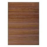 LOLAhome Arabia - Alfombra de bambú para salón, Marrón, 180 x 250 cm