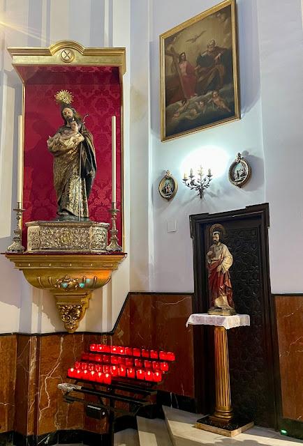 La Capilla de San Andrés (5): Pinturas y Esculturas.