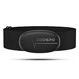COOSPO H6 Banda de Frecuencia Cardiaca Bluetooth 4.0 Ant+ Monitor Sensor de Frecuencia Cardíaca Compatible con CoospoRide, Wahoo, Adidas Run, Rouvy, Pulsoid