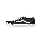 Vans Ward, Zapatillas, Suede Canvas Black White, 39 EU