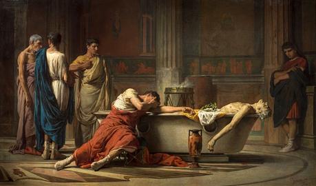 seneca despues de abrirse las venas