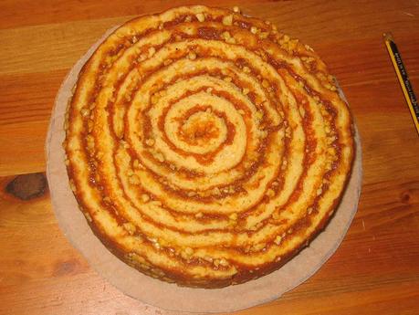 Torta enrollada vertical Torta enrollada vertical