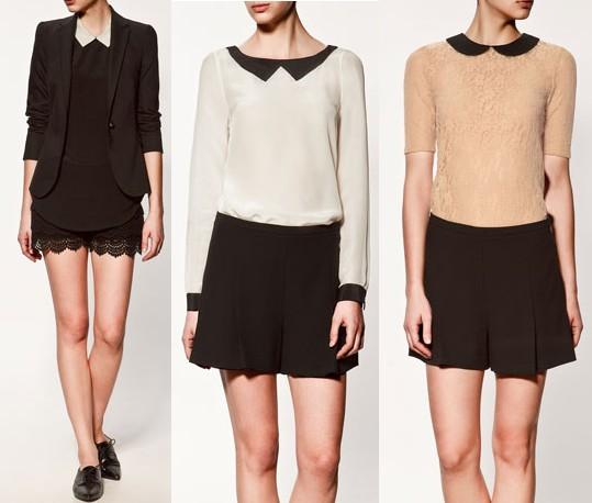 Catálogo Zara 2012: Blusas y Blazers