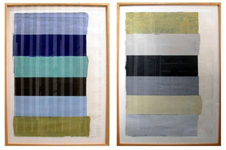 Carlos Pascual 'Bandas', óleo sobre papel.