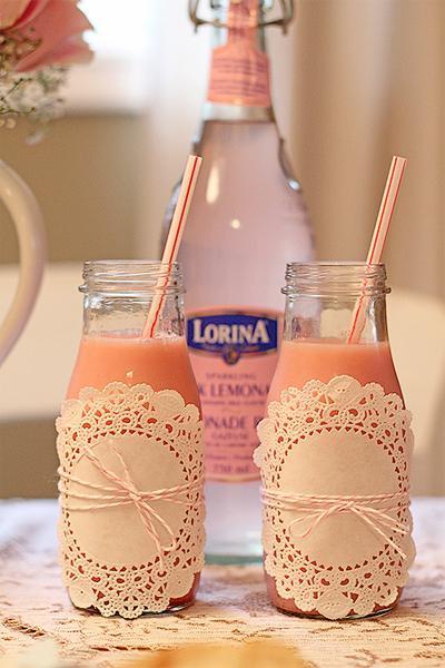 IDEA PARA SERVIR BATIDOS EN UN CUMPLEAÑOS batidos para cumpleaños