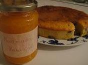 Pastel mandarinas mermelada pepitas chocolate