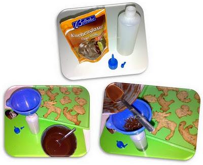 Galletas de nueces y dátiles con chocolate