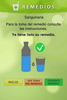 Remedios homeopáticos mediante teléfono móvil.