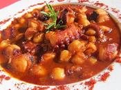 Garbanzos pulpo