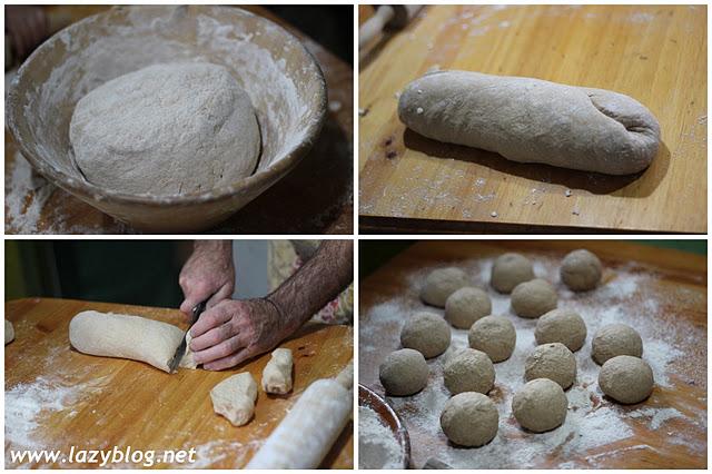 Tortos de pan integral. Receta de mi cuñado