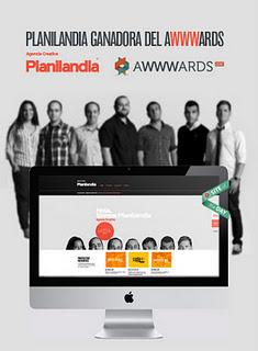 Planilandia galardonada por AWWWARDS