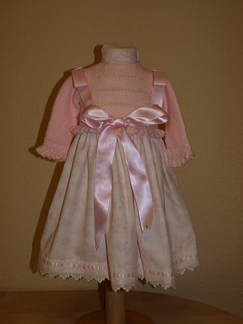 Vestido de Toile para Covadonga... ¡En rosa!