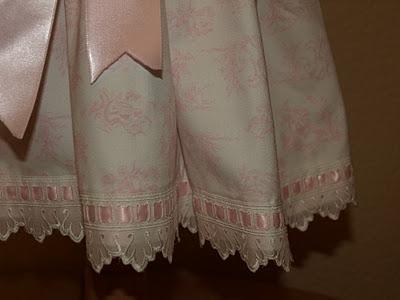 Vestido de Toile para Covadonga... ¡En rosa!