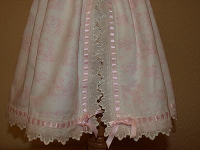 Vestido de Toile para Covadonga... ¡En rosa!
