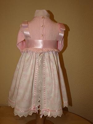 Vestido de Toile para Covadonga... ¡En rosa!