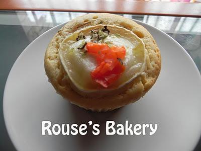 Magdalenas de queso de cabra y tomate natural