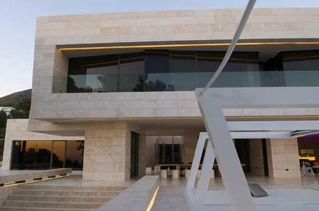 A-cero Projects A-cero presenta una nueva vivienda en La Costa del Sol (Parte II, exteriores nocturnos)