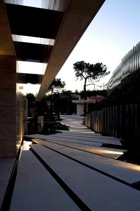 A-cero Projects A-cero presenta una nueva vivienda en La Costa del Sol (Parte II, exteriores nocturnos)