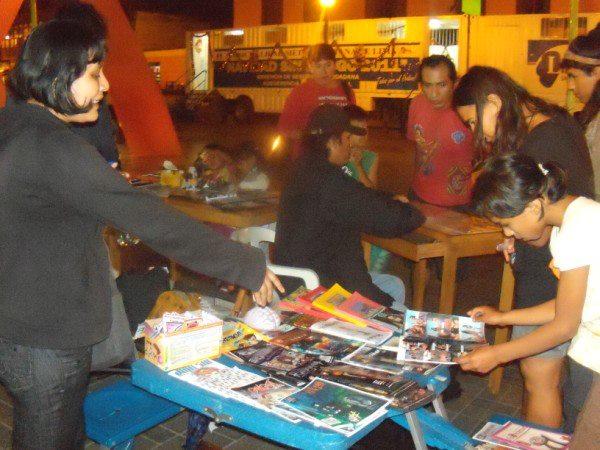 Feria Ibros para todos realizado en el parque Chabuca Granda