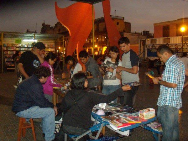 Feria Ibros para todos realizado en el parque Chabuca Granda