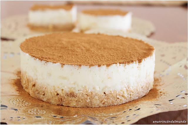 Tarta arroz con leche