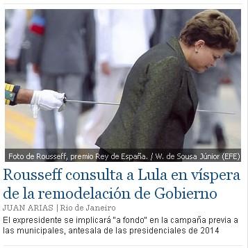 El País de España poco sutil con Dilma Rousseff