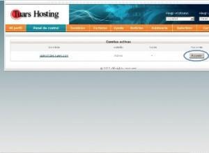 acceder a cuenta en hosting tuars