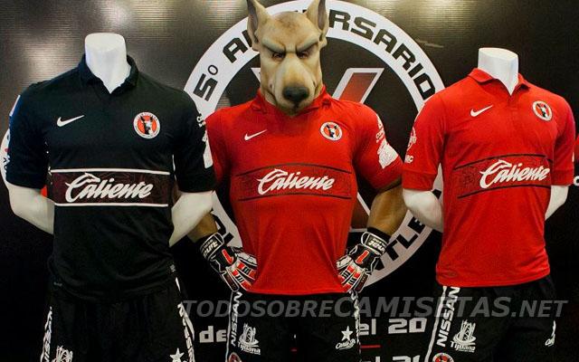 Nuevas camisetas Nike de Xolos de Tijuana 2012