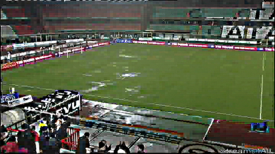 Catania y Roma, suspendido por aguacero