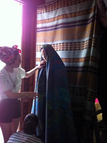 Juana de Arco - Backstage de otoño invierno 2012 y el estampado estrella!!!