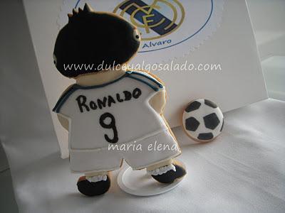 Galletas decoradas... Ronaldo...con gazapo!!