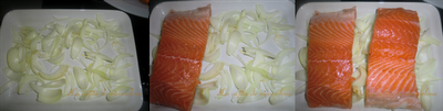 Salmón con crema de naranja