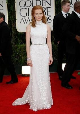 Las mejor vestidas en los Golden Globes 2012