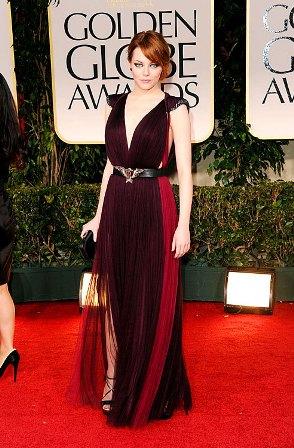 Las mejor vestidas en los Golden Globes 2012