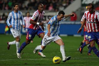SPORTING DE GIJON  2-1 MALAGA CF
