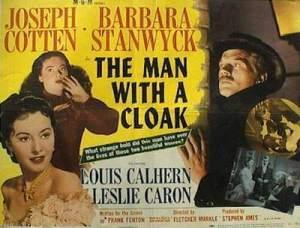 Un misterio literario: “The man with a cloak” para Las tres noches de Barbara Stanwyck