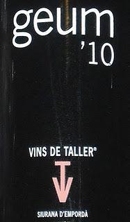 Geum 2010, de Vins de Taller Geum 2010, de Vins de Taller
