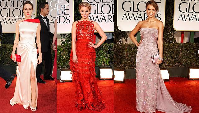 Globos de Oro 2012: Mejor vestidas