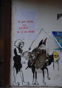 ¿Escribir... o vivir? (Graffitti, Barcelona, agost 2011) ¿ESCRIBIR… O VIVIR?