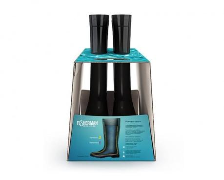 Divertido empaque de botas