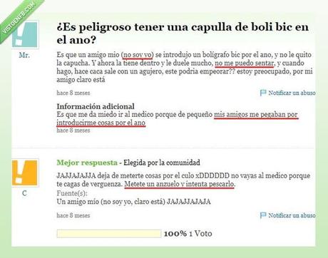 22 preguntas absurdas de yahoo respuestas , 2ª parte