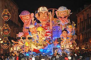 El carnaval de Acireale: 15 - 21 de febrero de 2012