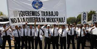 Oídos sordos de SCT, STPS, PAN, trabajadores de Mexicana ¡