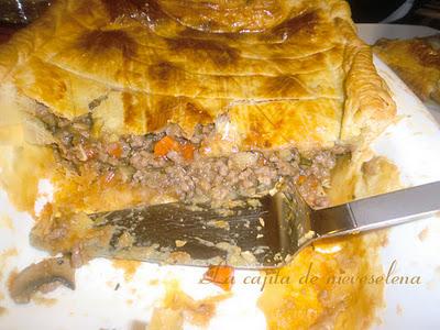 Pie Británico (pastel de carne y hortalizas)