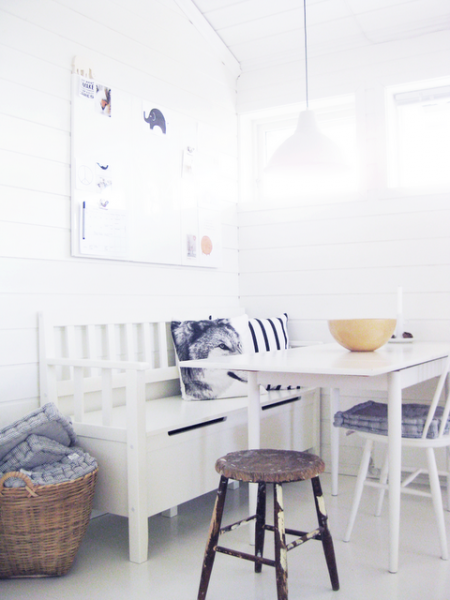 ventanas elevadas sillas eames blancas muebles de ikea look total white estilo noruego estilo nórdico estilo escandinavo diseño de interiores decoración en blanco decoración de interiores cocina blanca casas de bloggers deco 