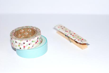 DIY. Imanes con pinzas y washi tape/Clothpins and washi tape magnets